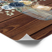 Rustic Houten Slingerlichten Metselpot Kaarten & C Poster (Hoek)