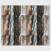 Rustic houtontwerp 1 cadeaupapier (Vlak)