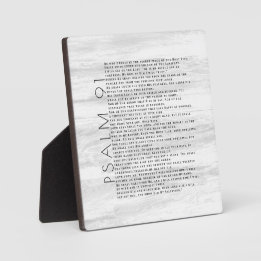 Rustic Houtstructuur Psalm 91 Bord Fotoplaat