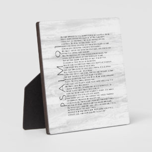 Rustic Houtstructuur Psalm 91 Bord Fotoplaat