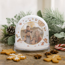 Rustic Howdy Western Family Photo Christmas Sneeuwbol