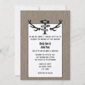 Rustic Hunt is Over boven boerenerf Kaart (Voorkant)