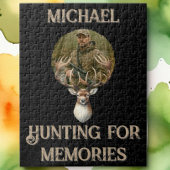 Rustic Hunter Deer Antler Memories Photo Legpuzzel
