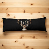 Rustic Hunter Deer Antler Memories Photo Lichaamskussen