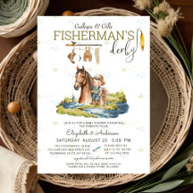 Rustic Hunter Fisherman's Derby Baby shower