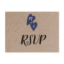 Rustic Huwelijk | Kraft  Monogram  Keuze Eten RSVP