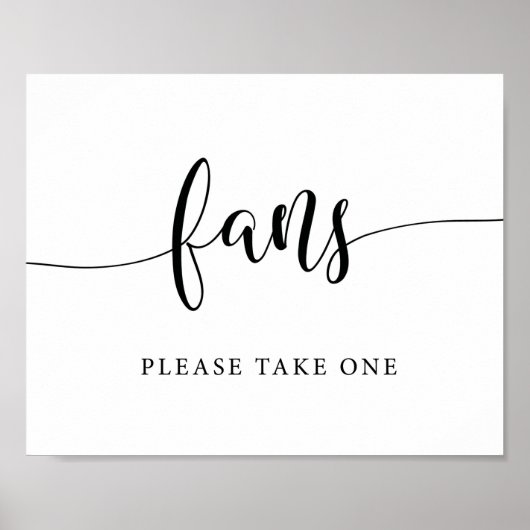 Rustic Huwelijksfans Graag één exemplaar meenemen Poster (Voorkant)