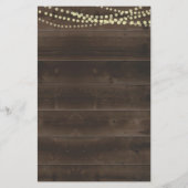 Rustic huwelijksfoto's speurtocht I spy spel Flyer (Achterkant)