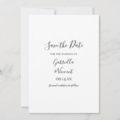 Rustic Hydrangea Cowboy Boots Save the Date (Achterkant)