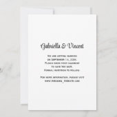 Rustic Hydrangea en Cowboy Boots sparen de Datum Save The Date (Achterkant)