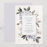 Rustic Hydrangea Floral | Witte houten ridder