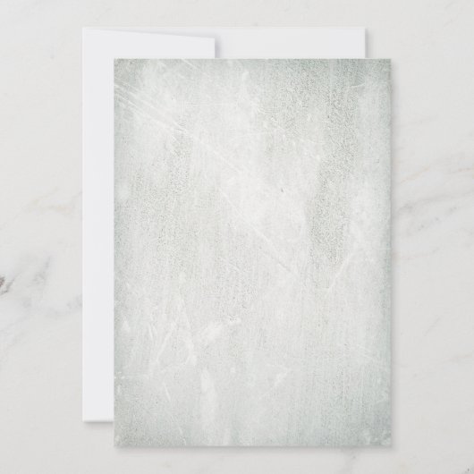 Rustic Hydrangeas Floral Elegant Baby shower Kaart (Achterkant)