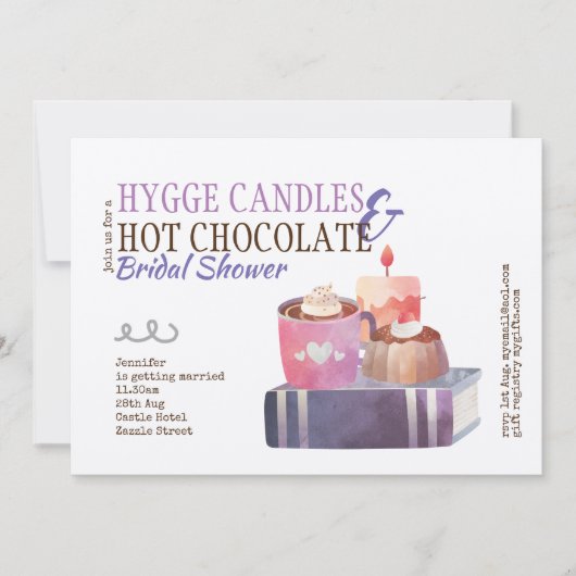 Rustic HYGGE Bruilofts- of Elke Feest- KRAFT-uitno Kaart (Voorkant)