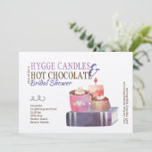 Rustic HYGGE Bruilofts- of Elke Feest- KRAFT-uitno Kaart (Staand voorkant)