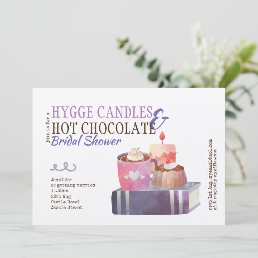 Rustic HYGGE Bruilofts- of Elke Feest- KRAFT-uitno Kaart (Staand voorkant)