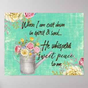 Rustic Hymn Typografie Poster