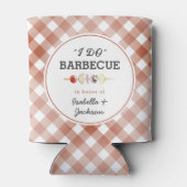 Rustic I Do Barbecue Trouwfeest Borrel Blikjeskoeler (Achterkant)