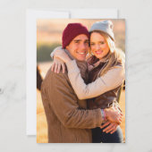 Rustic I Do BBQ Modern Country Couple Shower Foto Kaart (Achterkant)