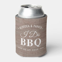 Rustic I Do BBQ Party Favors Koelbox