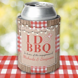 Rustic I Do BBQ Verloving Feest Koppel Bruisbad Blikjeskoeler