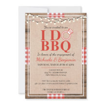 Rustic I Do BBQ Verloving Feest Koppel Bruisbad