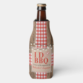 Rustic I Do BBQ Verloving Feest Koppels Bruiloft Flesjeskoeler