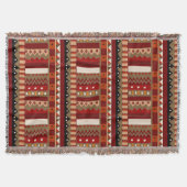 Rustic Ikat Tribal geïnspireerde schroefdop Deken (Voorkant)