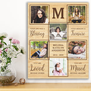  Rustic in het liefhebben van het geheugen Keepsla Canvas Afdruk
