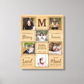 Rustic in het liefhebben van het geheugen Keepslag Canvas Afdruk (Voorkant)