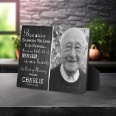 Rustic in Loving Memory Photo Herembryo Fotoplaat