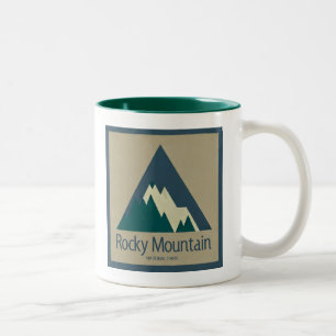 Rustic in Rocky Mountain National Park Tweekleurige Koffiemok