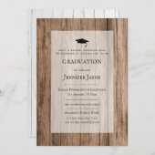 Rustic Industrial Afstuderen Ceremony + Reception Kaart (Voorkant / Achterkant)