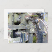 Rustic Industrial Texture Briefkaart (Voorkant / Achterkant)