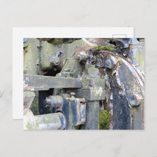 Rustic Industrial Texture Briefkaart (Voorkant / Achterkant)