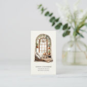 Rustic interieurontwerper home stager  visitekaartje (Staand voorkant)