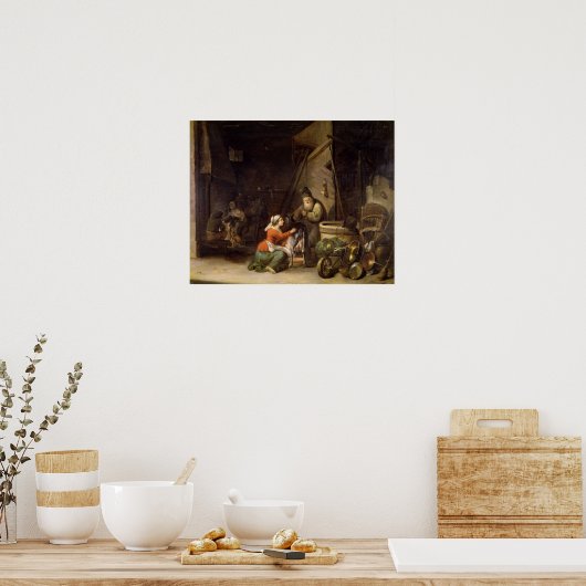 Rustic Interior Poster (Keuken)