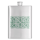 Rustic Irish Celtic Knot Ornament Heupfles (Voorkant)