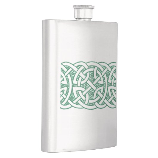 Rustic Irish Celtic Knot Ornament Heupfles (Rechts)