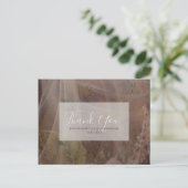 Rustic Iron and Lace Wedding Elegant Floral Briefkaart (Staand voorkant)