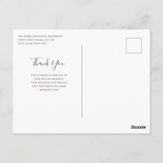 Rustic Iron and Lace Wedding Elegant Floral Briefkaart (Achterkant)