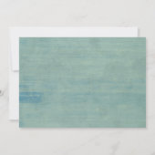 Rustic Iron Cross Wedding Invitations Kaart (Achterkant)