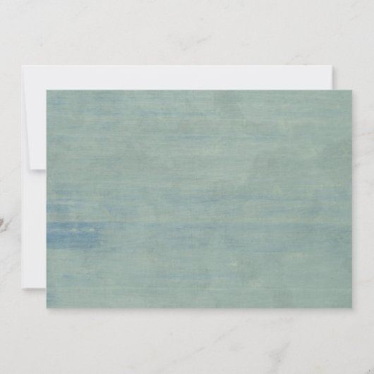 Rustic Iron Cross Wedding Invitations Kaart (Achterkant)