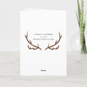 Rustic is mijn bruidsmeisje kaart (Achterkant)