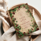 Rustic Ivy Romance Wedding Save The Date