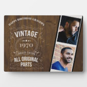 RUSTIC JAAR BORN FOTOS Birthday Keepomwille for PA Fotoplaat (voorkant)