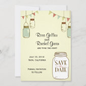 Rustic Jars Save-the-date Save The Date (Voorkant)
