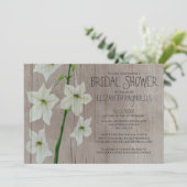 Rustic Jasmine Bridal Shower Invitations Kaart (Staand voorkant)