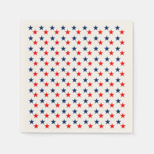 Rustic Juli Vierde Patriotic American Red Blue USA Servet