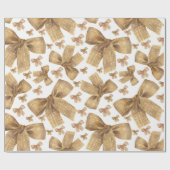 Rustic Jute Boogpatroon Cadeaupapier (Vlak)