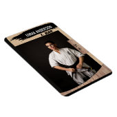 Rustic Karate Black Belt Wood Trading Kaart Magneet (Rechterzijde)